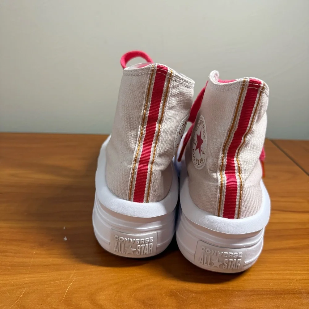 Converse Chuck Taylor All Star Move High 'Barely Rose' Light‎ Pink Sneaker High - Picture 5 of 8